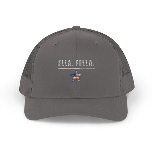 Ella Fella American Star Hat Country Music Fan Adjustable Baseball Cap Western Style
