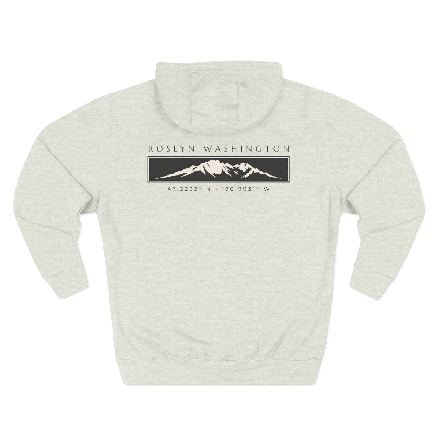 Roslyn Washington Hoodie | Mount Stuart Hoodie | Raised 509 Hoodie | PNW Sweatshirt | Cle Elum | Suncadia | Leavenworth | Washington Hoodie