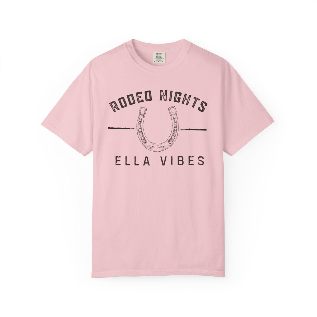 Rodeo Nights Ella Vibes Shirt, Western Cowgirl Tee, Country Concert Shirt, Horseshoe Graphic Tee, Cowboy Rodeo Shirt
