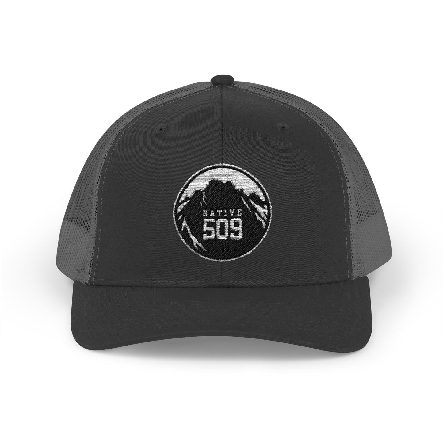 509 Mountains Patch Snapback Trucker Cap | Cascade Range Badge