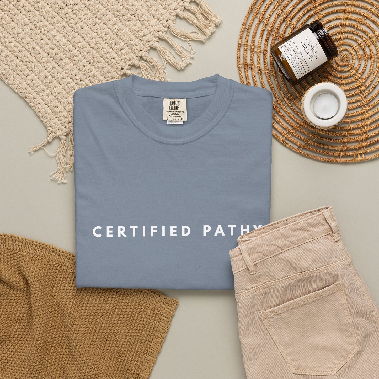 Certified Pathy T-Shirt | Minimal Text Tee, Graphic Statement Shirt