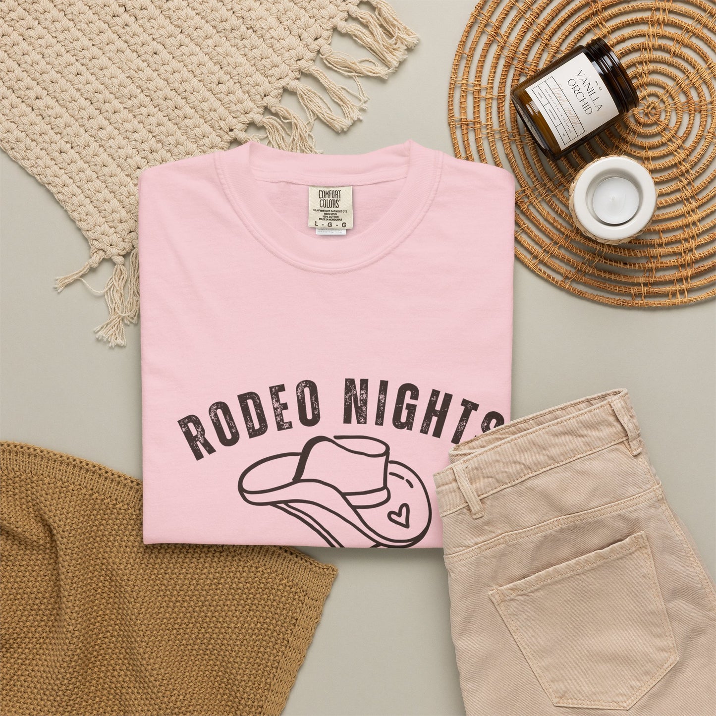 Rodeo Nights Ella Vibes Shirt, Pink Cowgirl Tee, Western Graphic Shirt, Country Concert Tee, Cowboy Hat Shirt, Rodeo Tee
