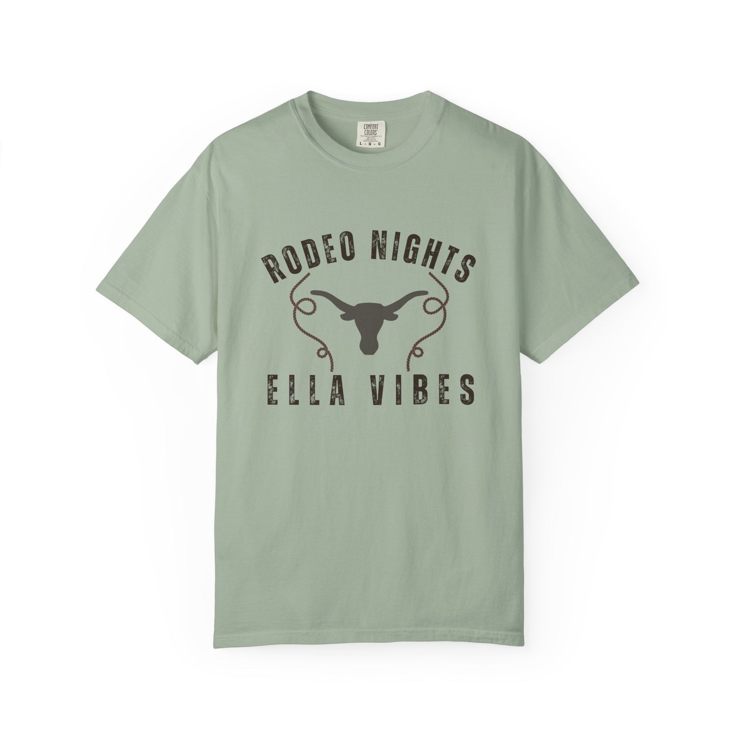 Rodeo Nights Ella Vibes Shirt, Western Cowboy Tee, Longhorn Graphic Shirt, Country Concert Tee, Cowboy Rodeo Shirt