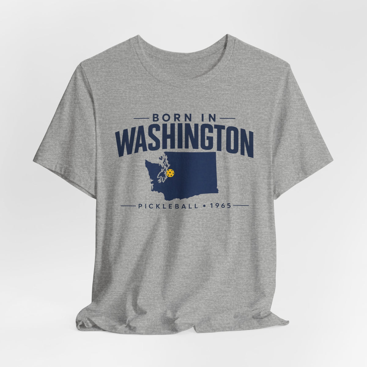 Born in Washington Pickleball 1965 Unisex Tee