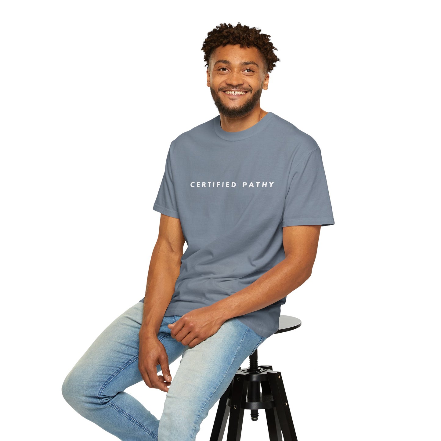 Certified Pathy T-Shirt | Minimal Text Tee, Graphic Statement Shirt