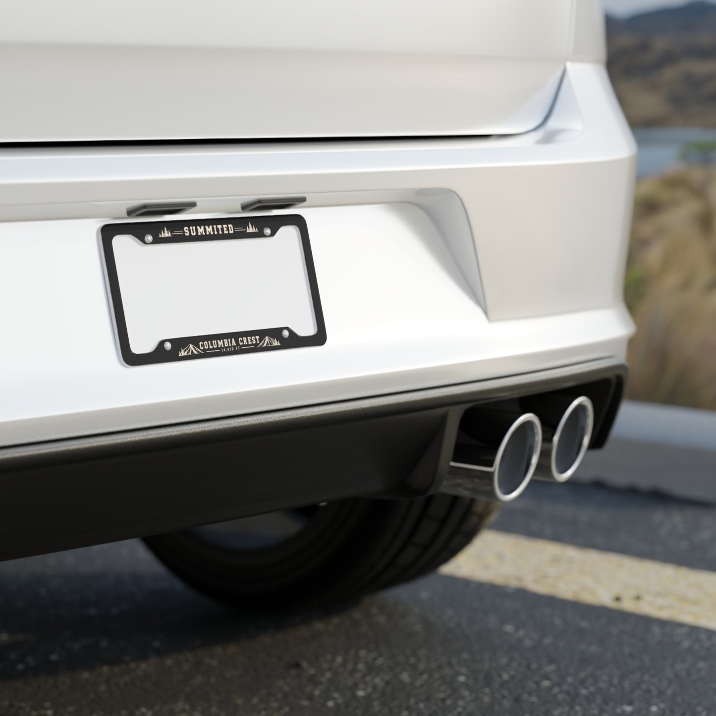 Mount Rainier Summit License Plate Frame | Columbia Crest 14,410 FT