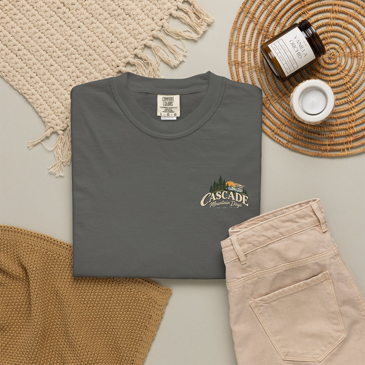 Cascade Mountain Days Tee | Vintage Mountain Graphic T-Shirt