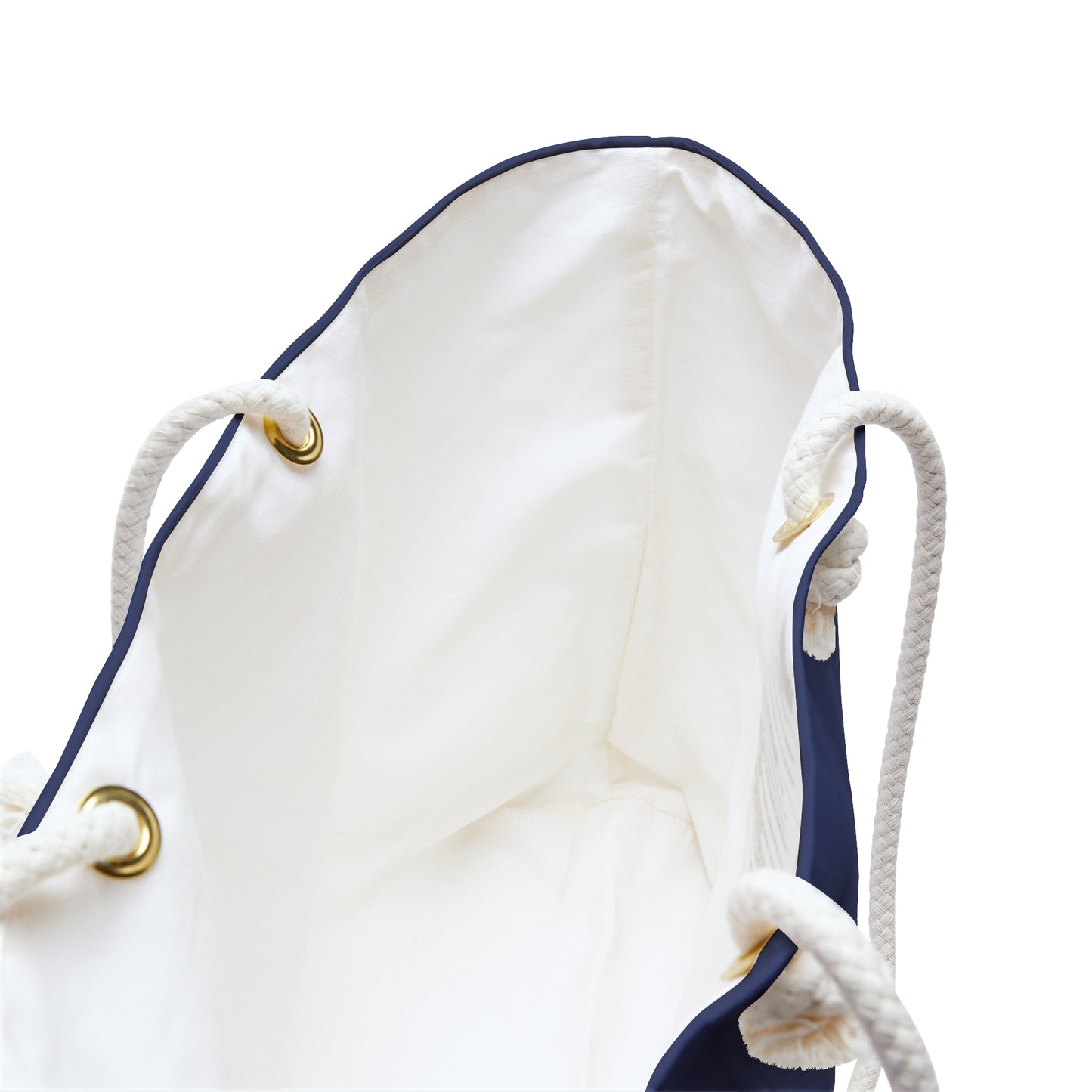 Local Loyal Rhode Island Weekender Bag | Navy Nautical Quote Tote