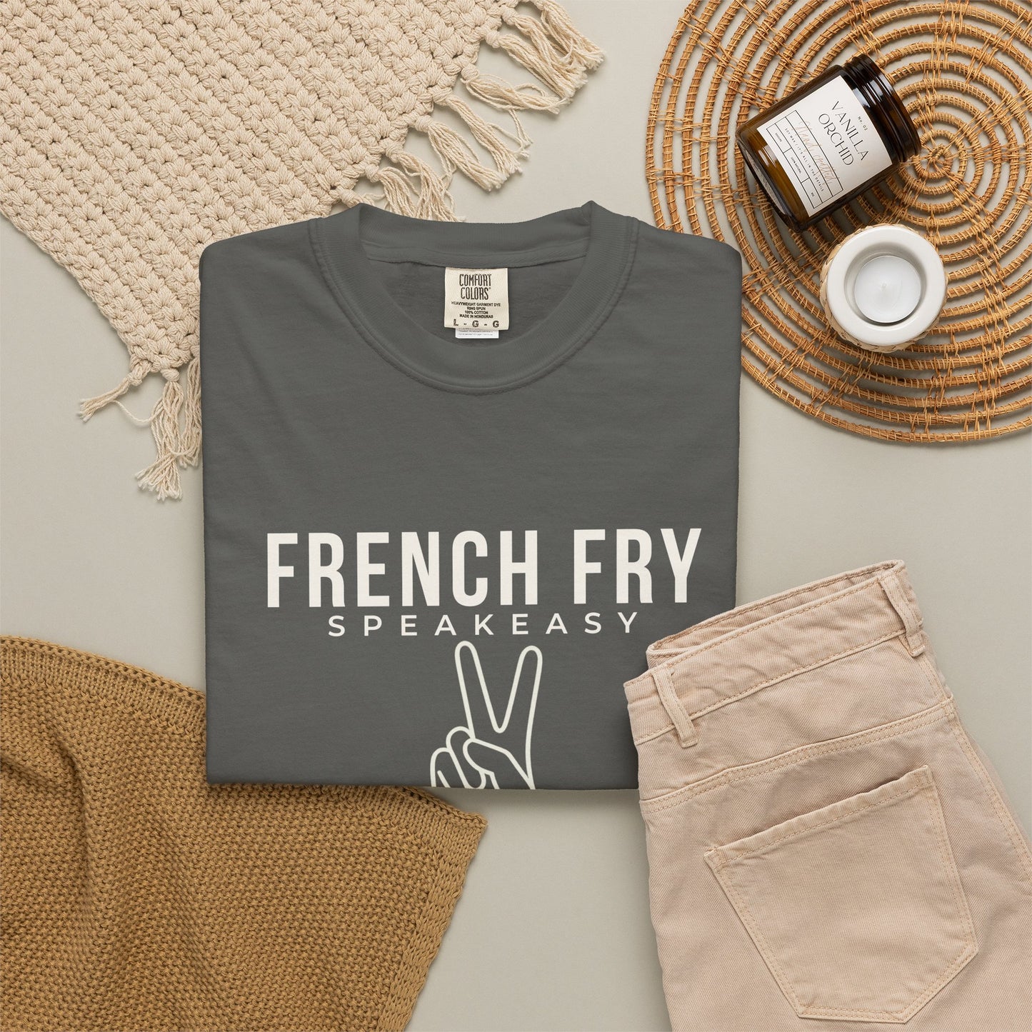 French Fry Speakeasy Shirt, Secret Menu Graphic Tee, IYKYK Shirt, Funny Viral Tee, Minimalist Comfort Colors Shirt