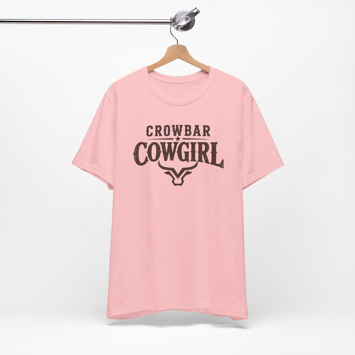 Crowbar Cowgirl Western Graphic Tee | Bella+Canvas 3001 | Rodeo Shirt
