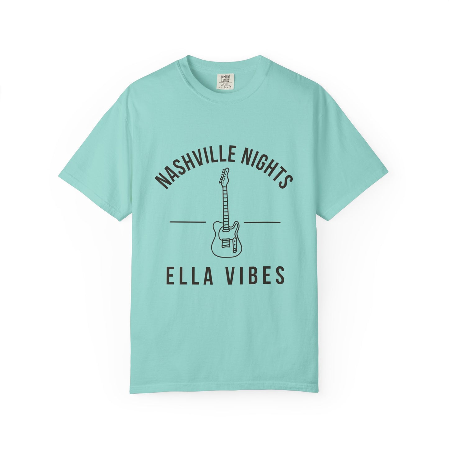 Nashville Nights Ella Vibes T-shirt | Electric Guitar Country Music Tee