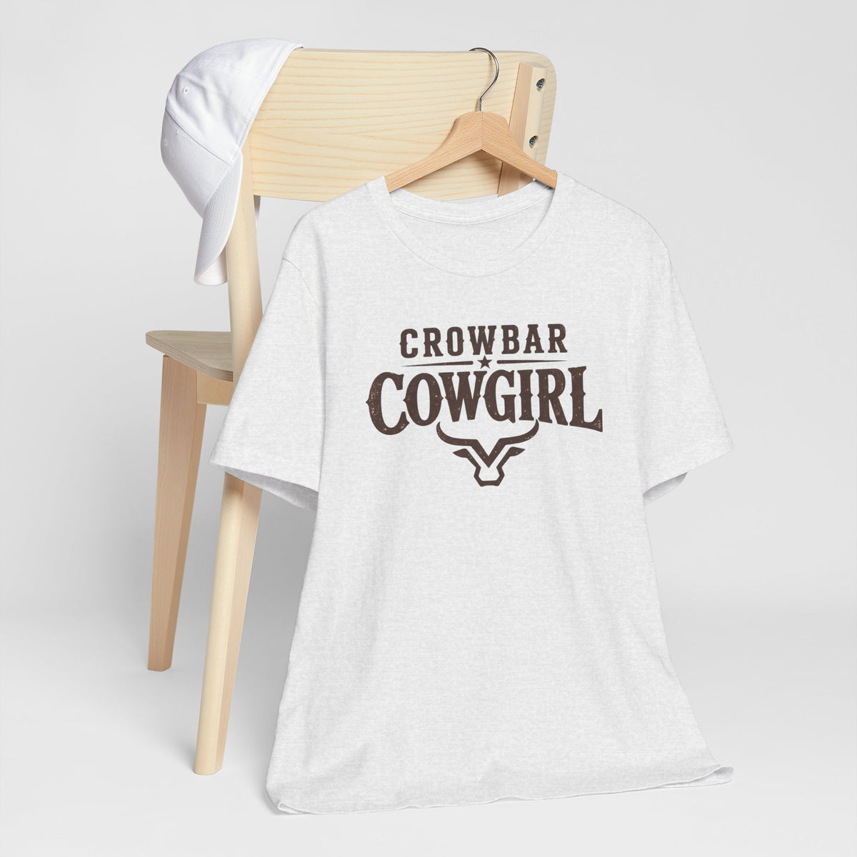 Crowbar Cowgirl Western Graphic Tee | Bella+Canvas 3001 | Rodeo Shirt