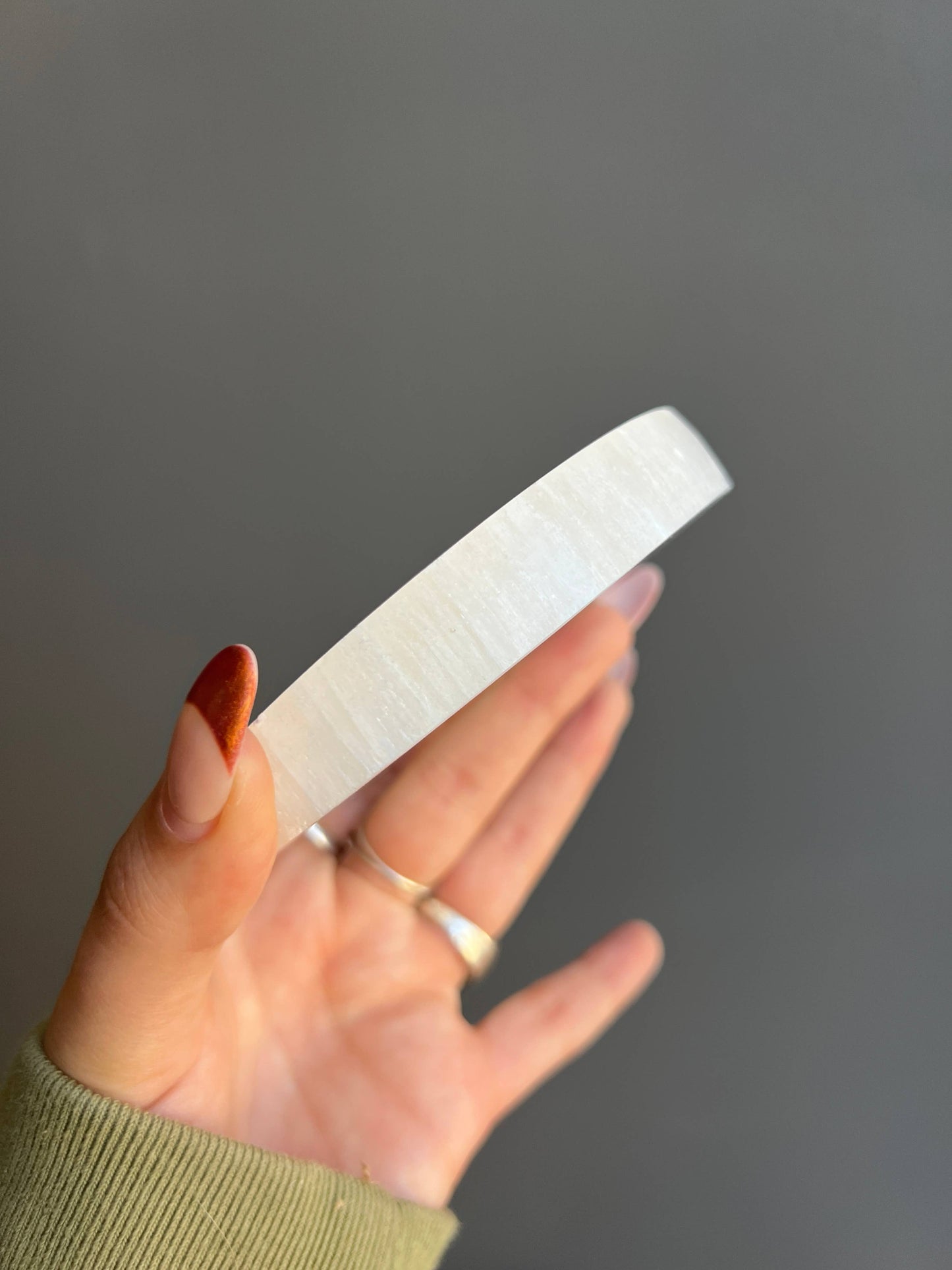 Selenite Etched Zodiac Crystal Plate