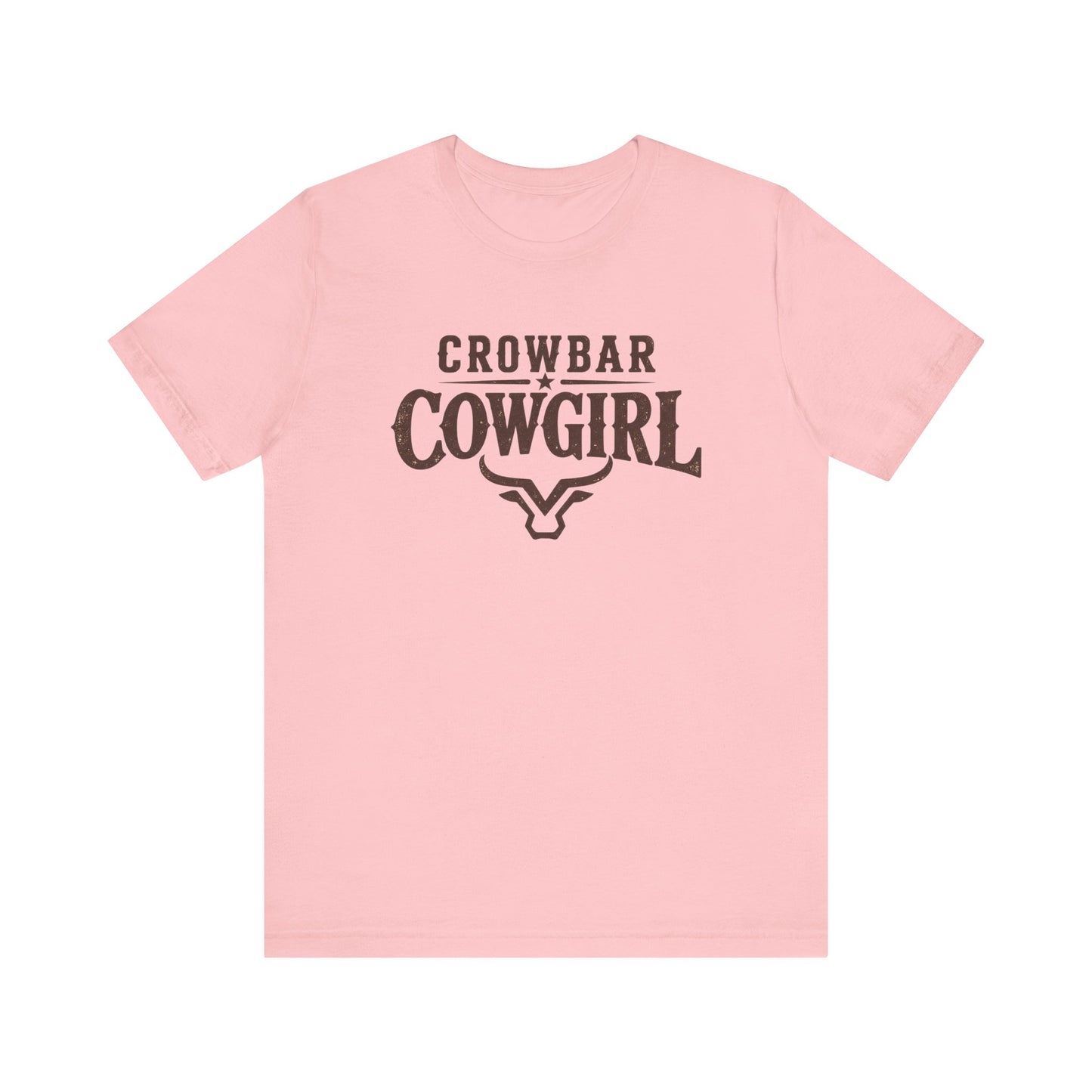 Crowbar Cowgirl Western Graphic Tee | Bella+Canvas 3001 | Rodeo Shirt