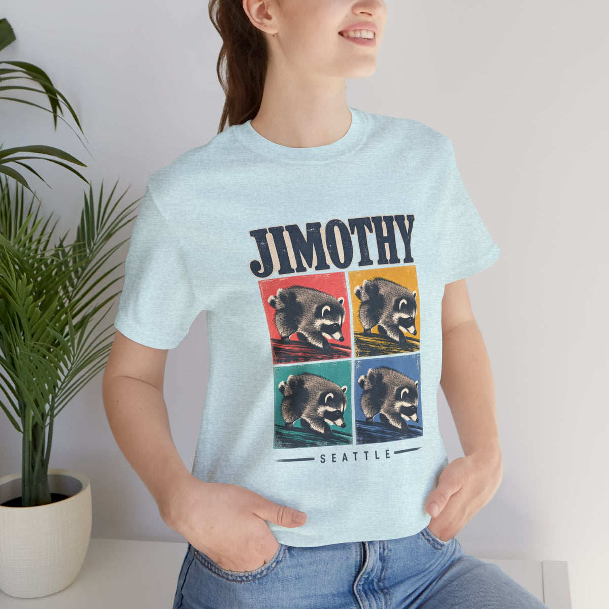 JIMOTHY Seattle Raccoon Graphic Tee