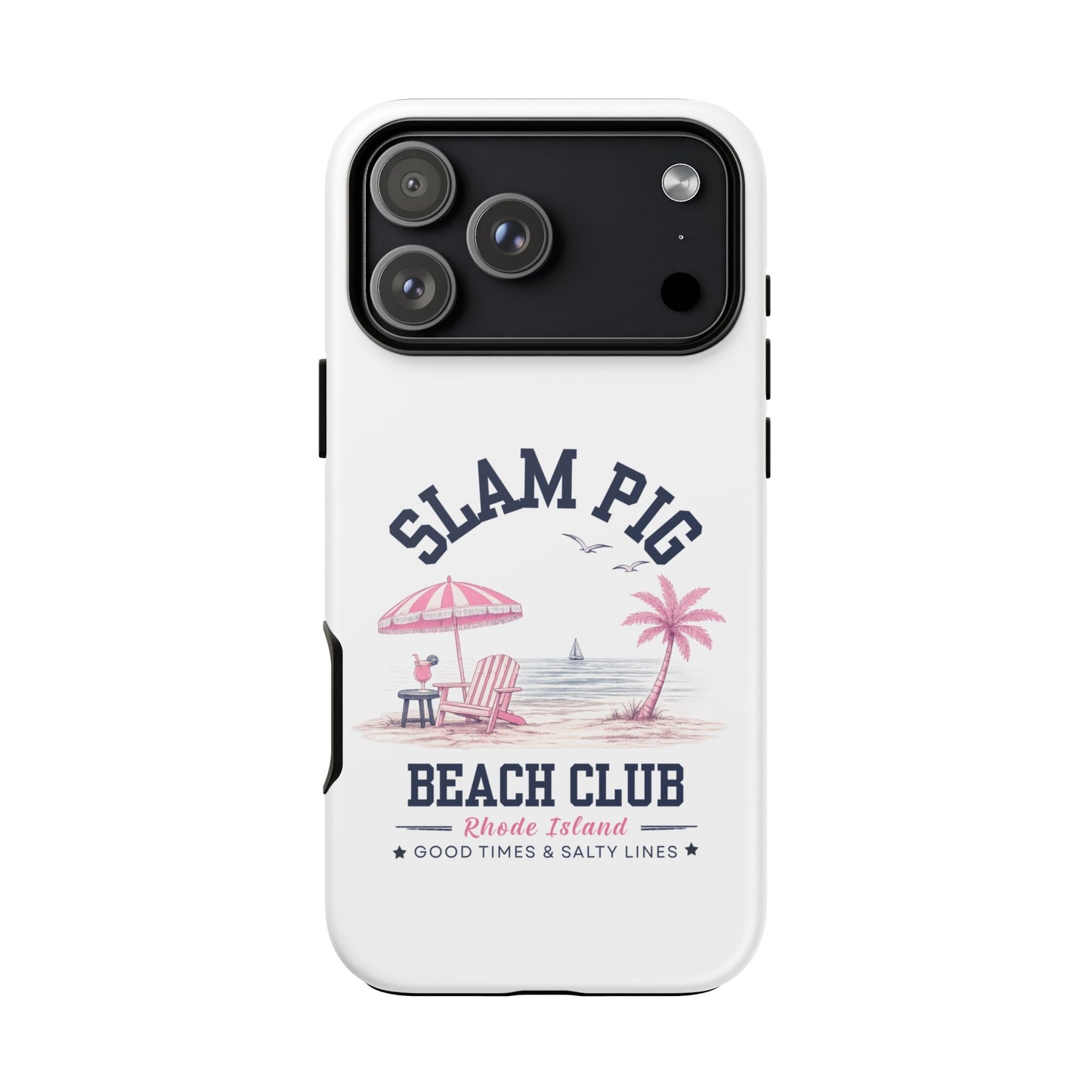 Slam Pig Beach Club Phone Case, Rhode Island Beach Case, Bravo Inspired Phone Cover, Coastal Summer iPhone Samsung Google Case