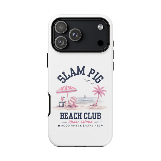 Slam Pig Beach Club Phone Case, Rhode Island Beach Case, Bravo Inspired Phone Cover, Coastal Summer iPhone Samsung Google Case