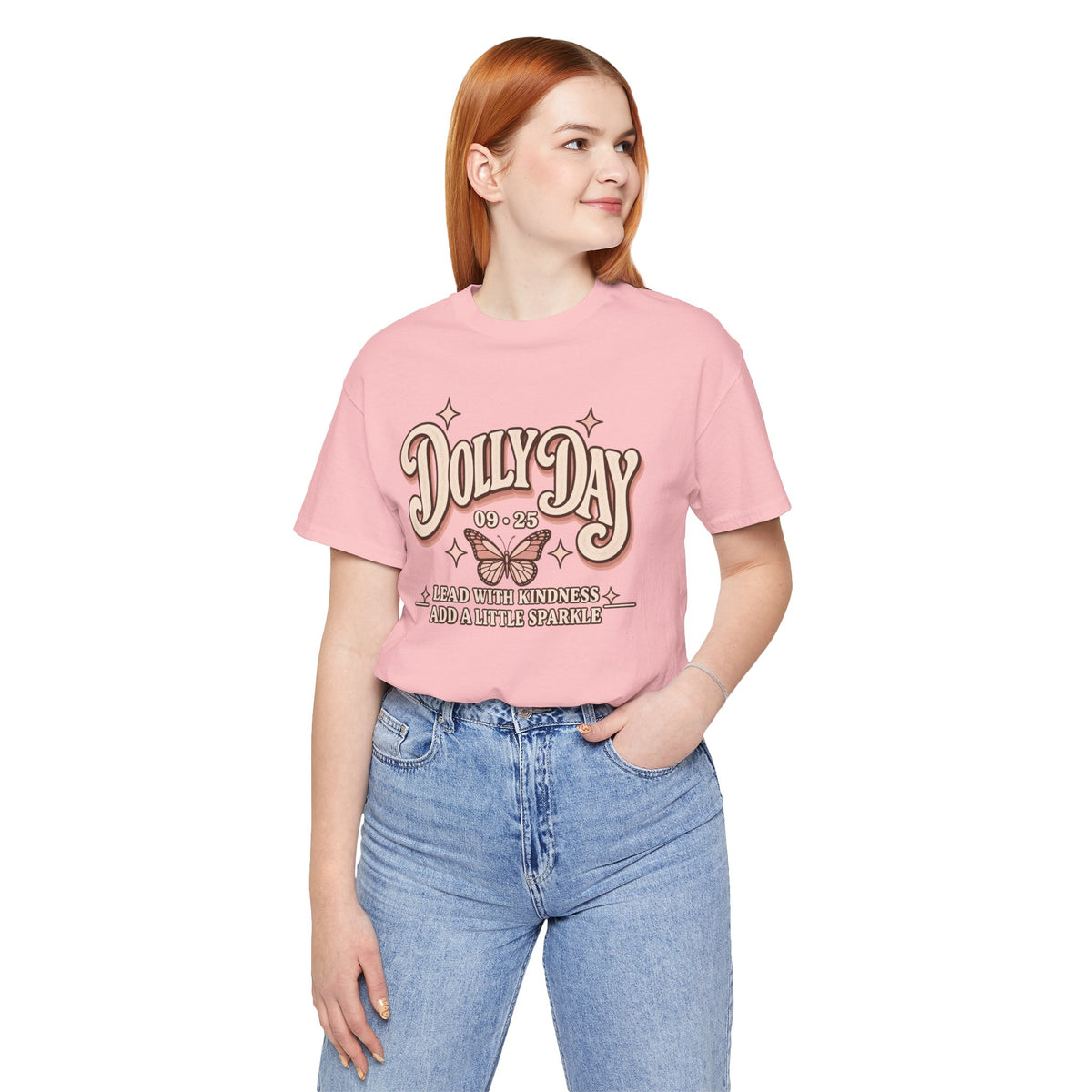 Dolly Day 9•25 Tee | Lead With Kindness & Add a Little Sparkle