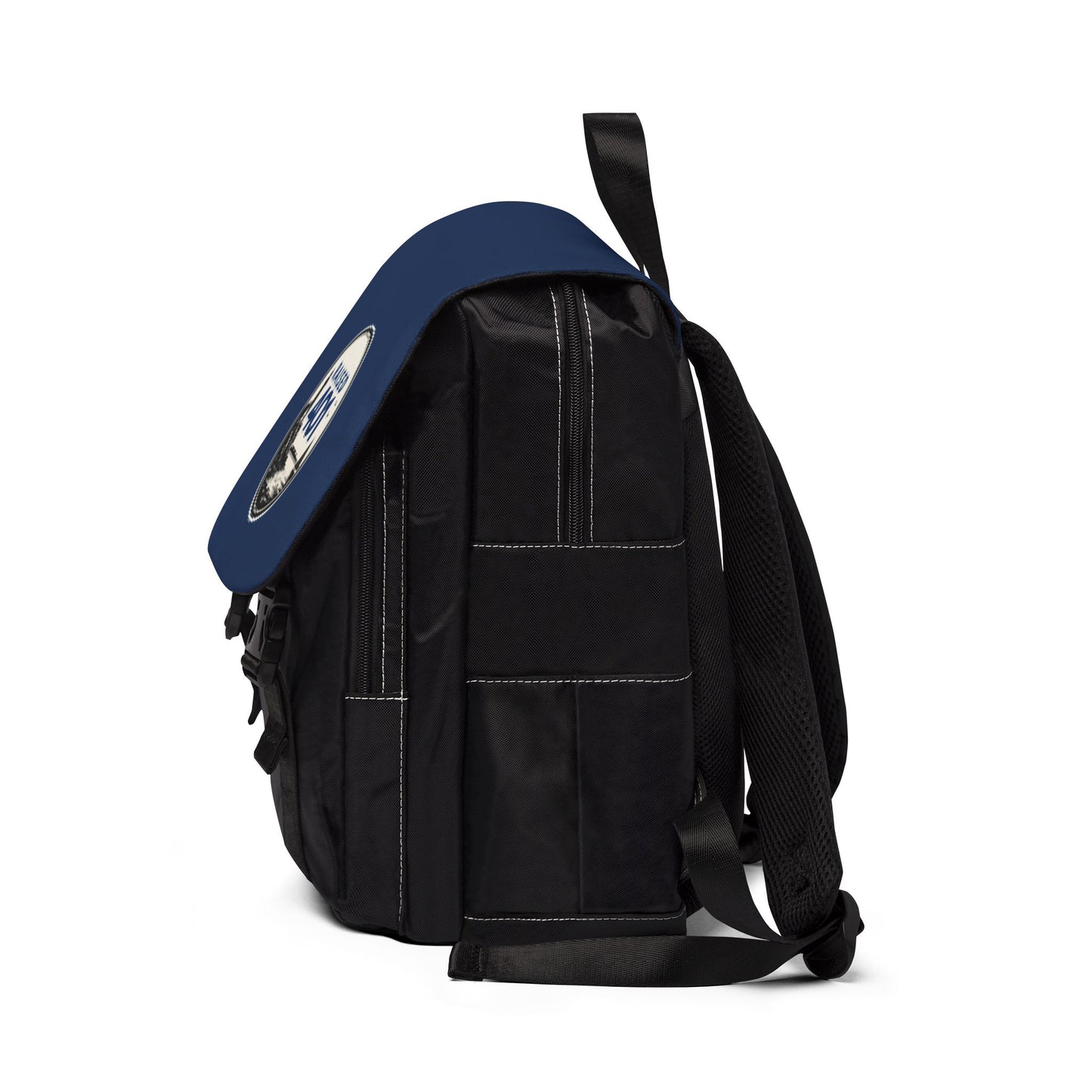 Raised 401 Backpack, Rhode Island Book Bag, Lighthouse Travel Pack, Coastal School Bag, Ocean State Laptop Carrier