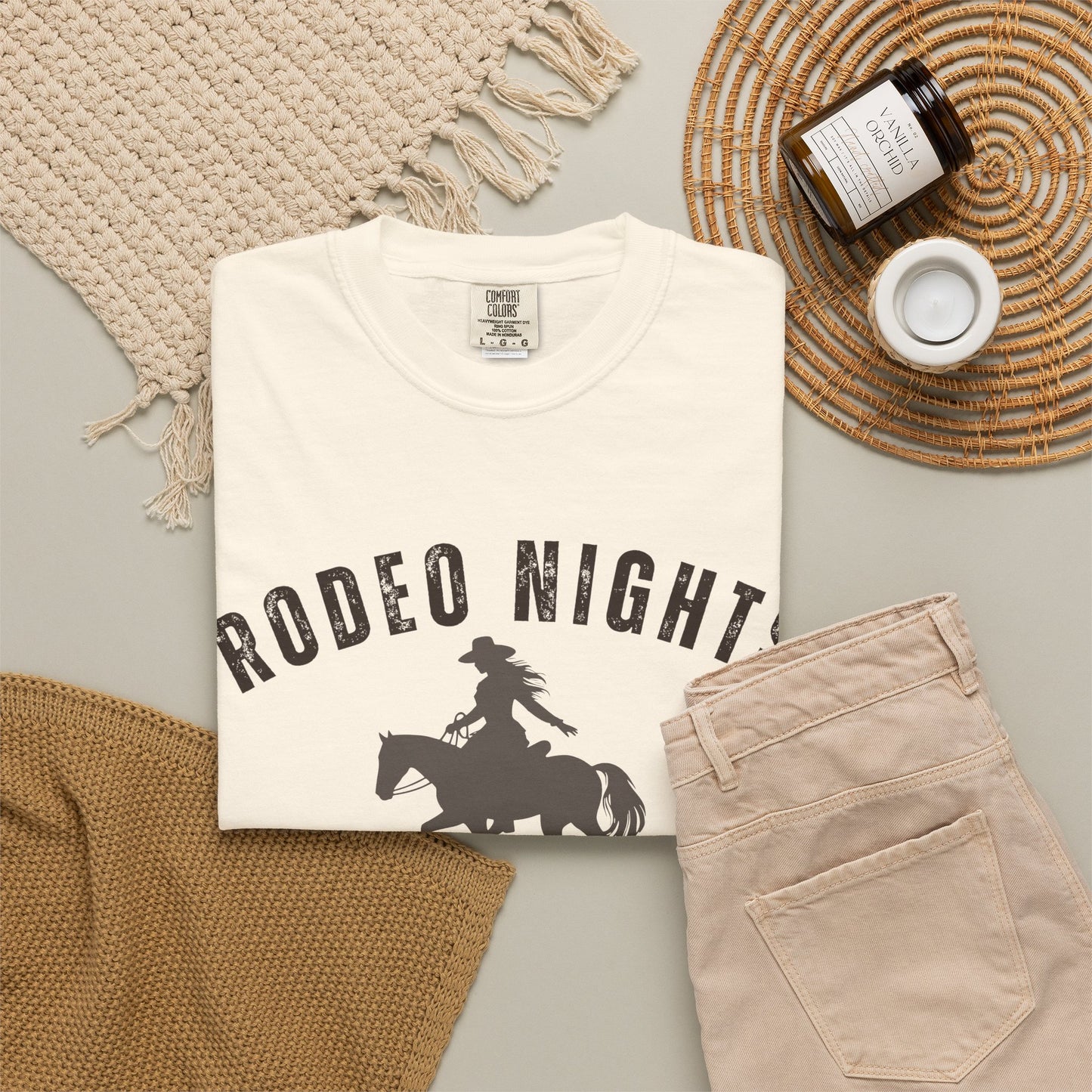 Rodeo Nights Ella Vibes Tee, Country Concert Shirt, Western Cowgirl Tee, Rodeo Graphic Shirt, Horse Lover Gift
