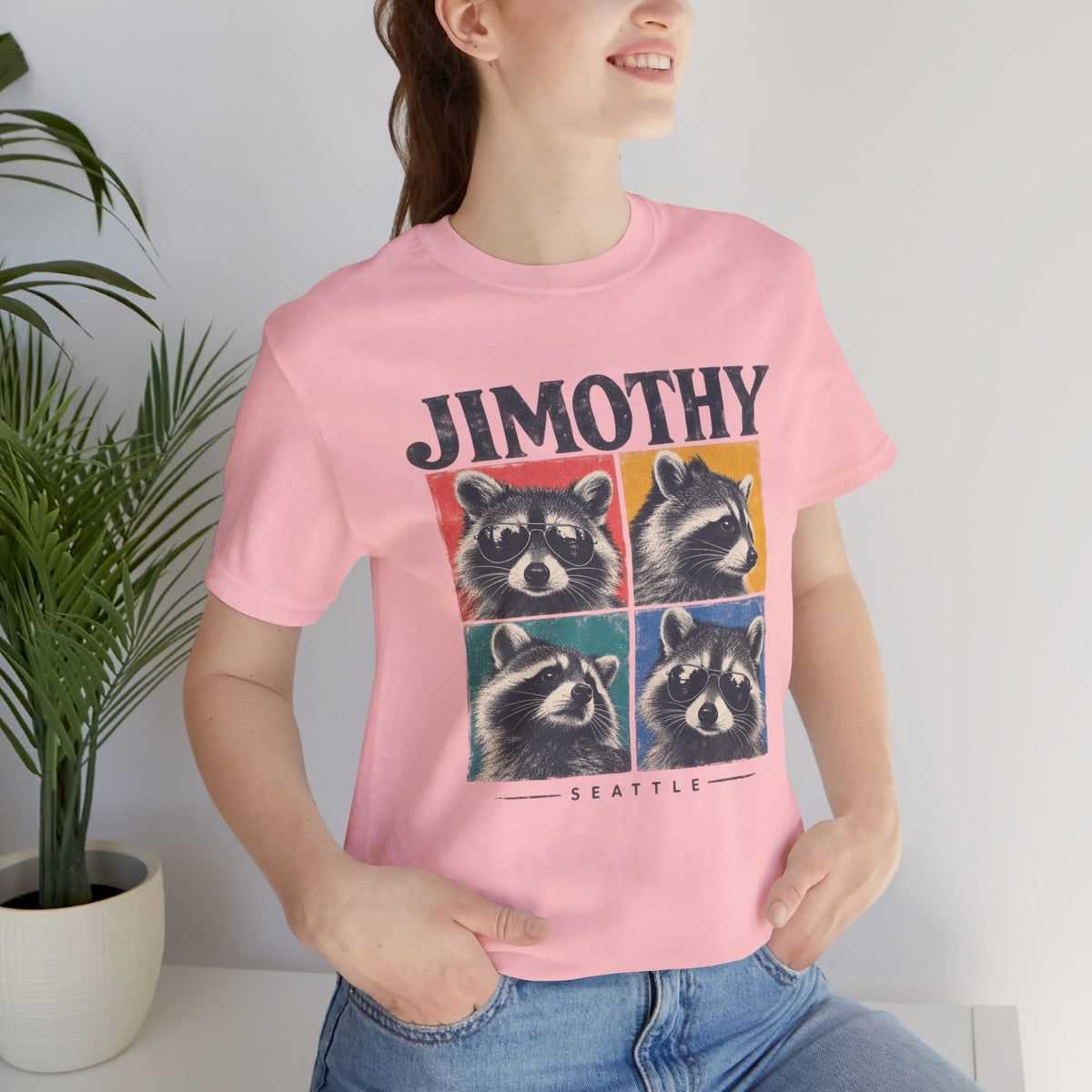 JIMOTHY Seattle Raccoon Graphic Tee
