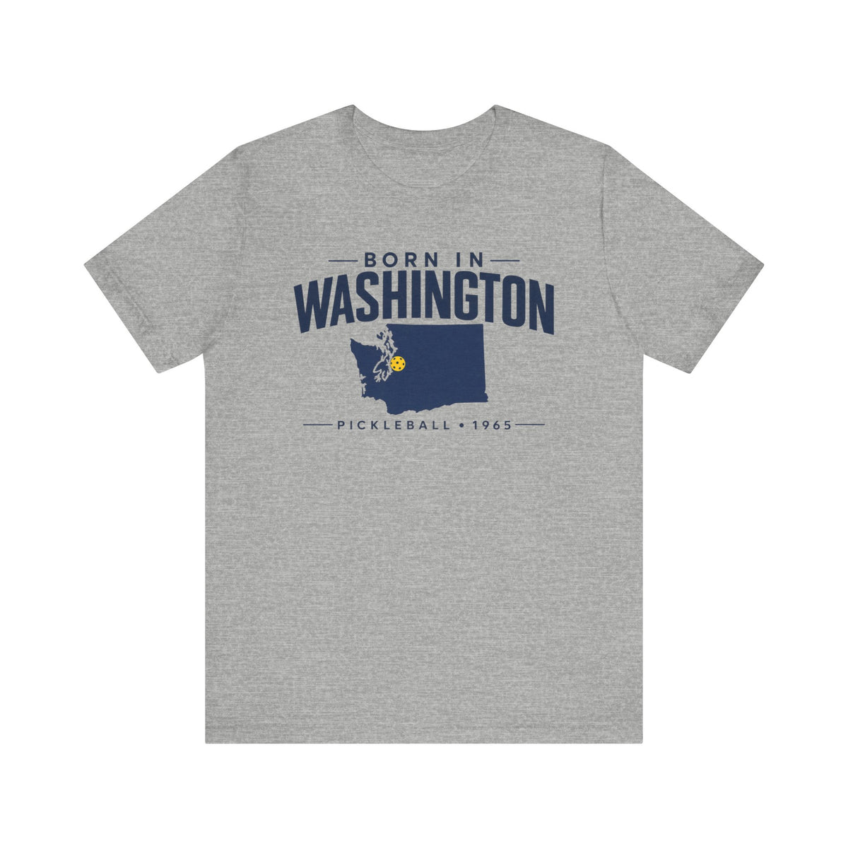 Born in Washington Pickleball 1965 Unisex Tee