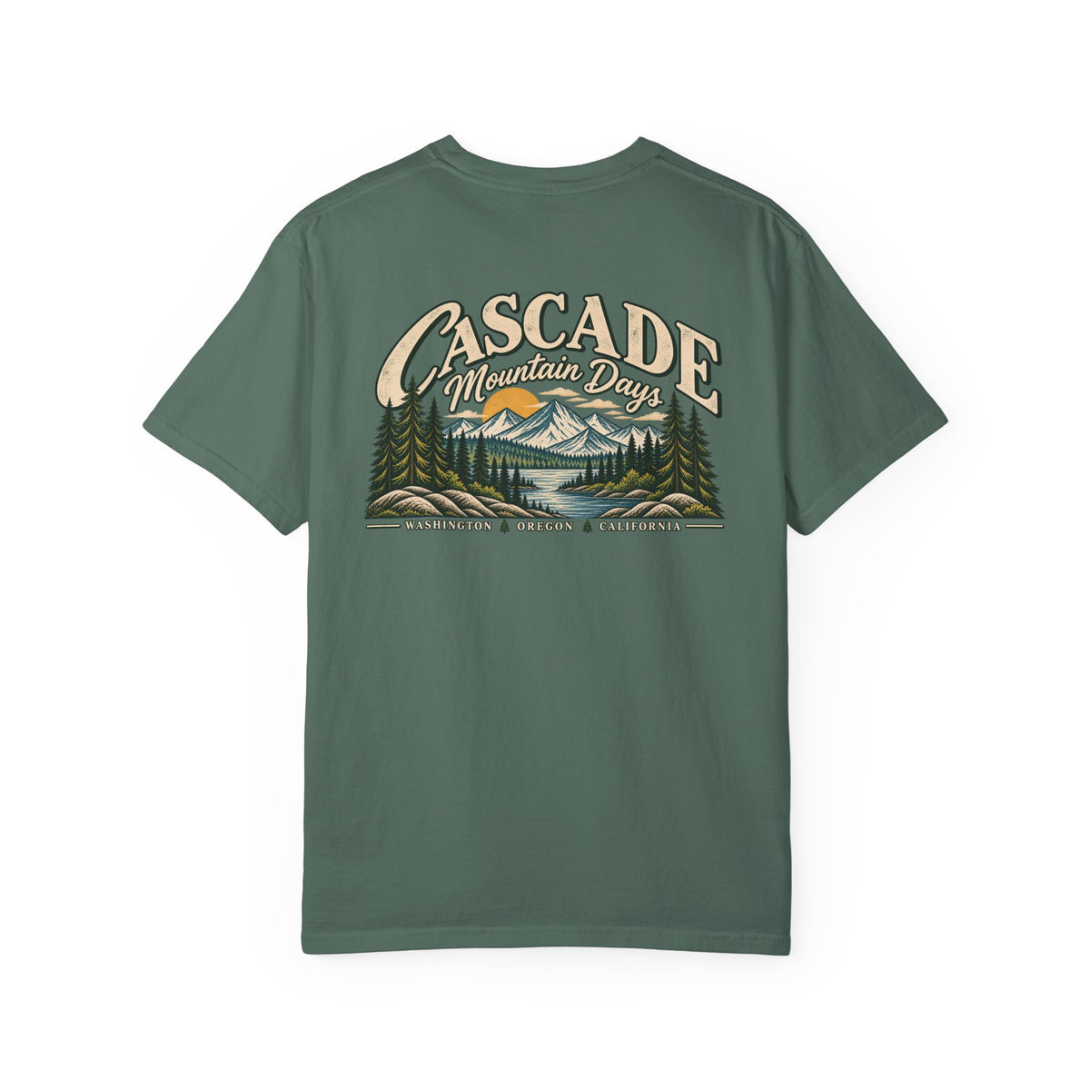 Cascade Mountain Days Tee | Vintage Mountain Graphic T-Shirt