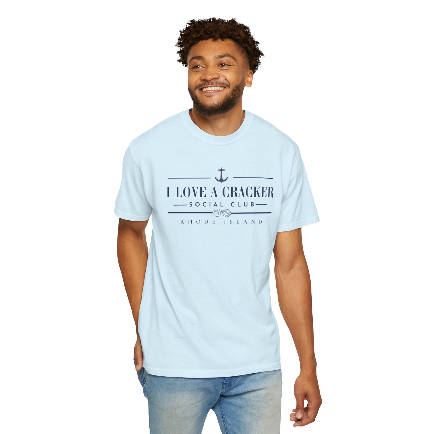 I Love a Cracker Social Club T-shirt | Nautical Anchor Rhode Island
