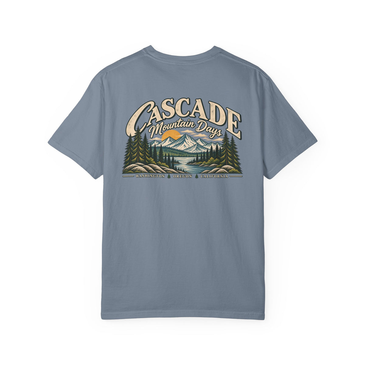 Cascade Mountain Days Tee | Vintage Mountain Graphic T-Shirt