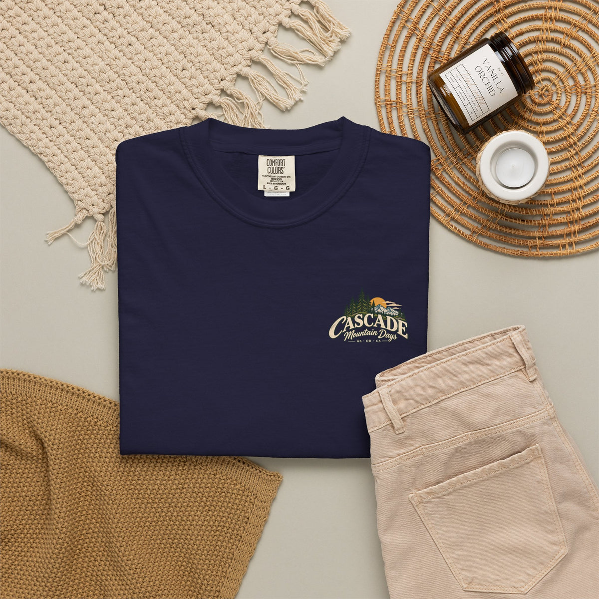 Cascade Mountain Days Tee | Vintage Mountain Graphic T-Shirt