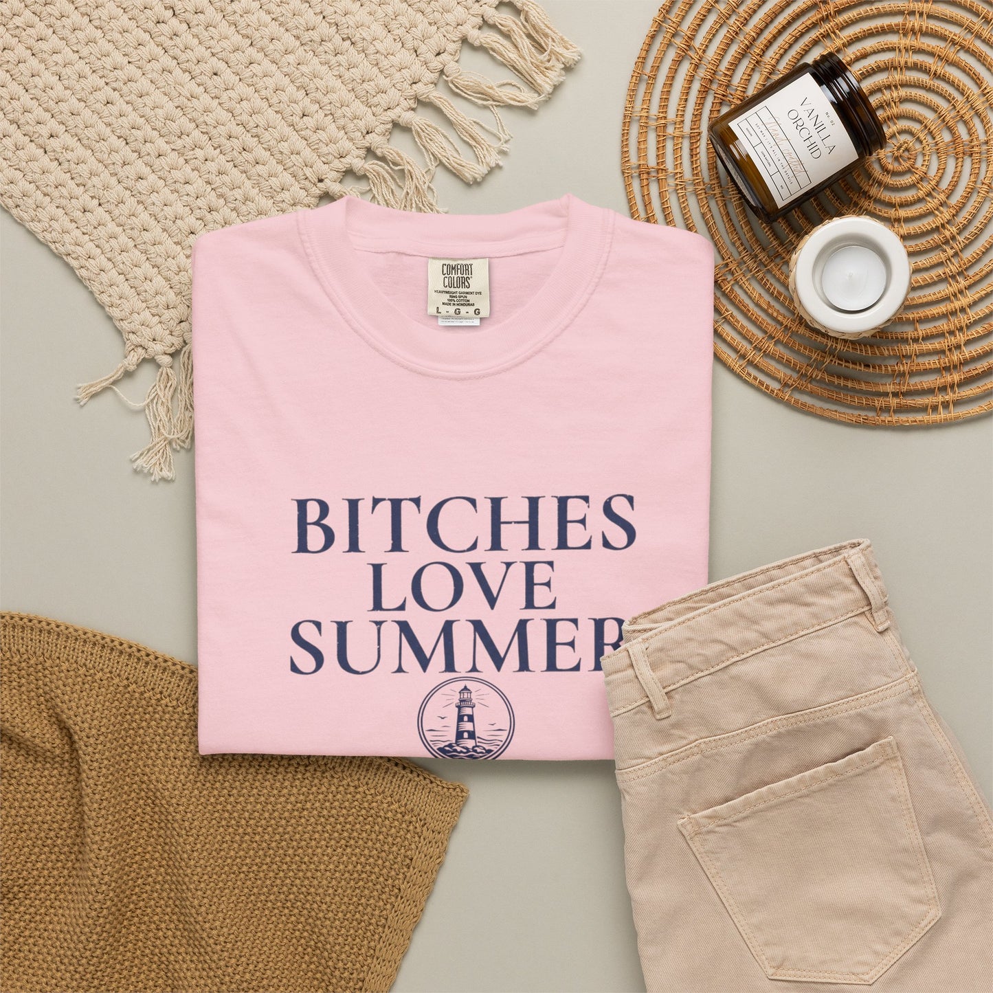 Bitches Love Summer T-Shirt | East Coast Beach Club Graphic Tee