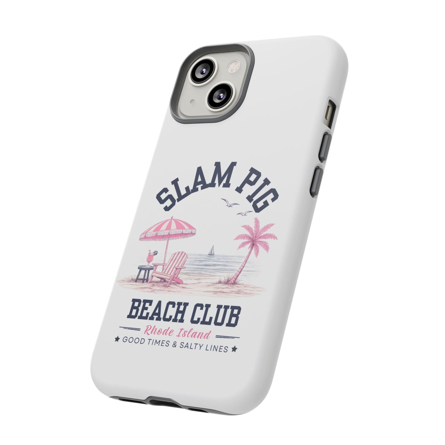 Slam Pig Beach Club Phone Case, Rhode Island Beach Case, Bravo Inspired Phone Cover, Coastal Summer iPhone Samsung Google Case