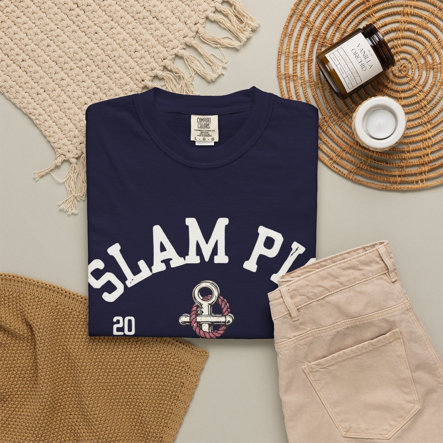 Slam Pig Yacht Club T-Shirt | Rhode Island Nautical Tee RHORI