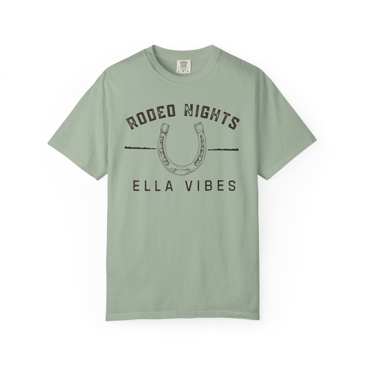 Rodeo Nights Ella Vibes Shirt, Western Cowgirl Tee, Country Concert Shirt, Horseshoe Graphic Tee, Cowboy Rodeo Shirt