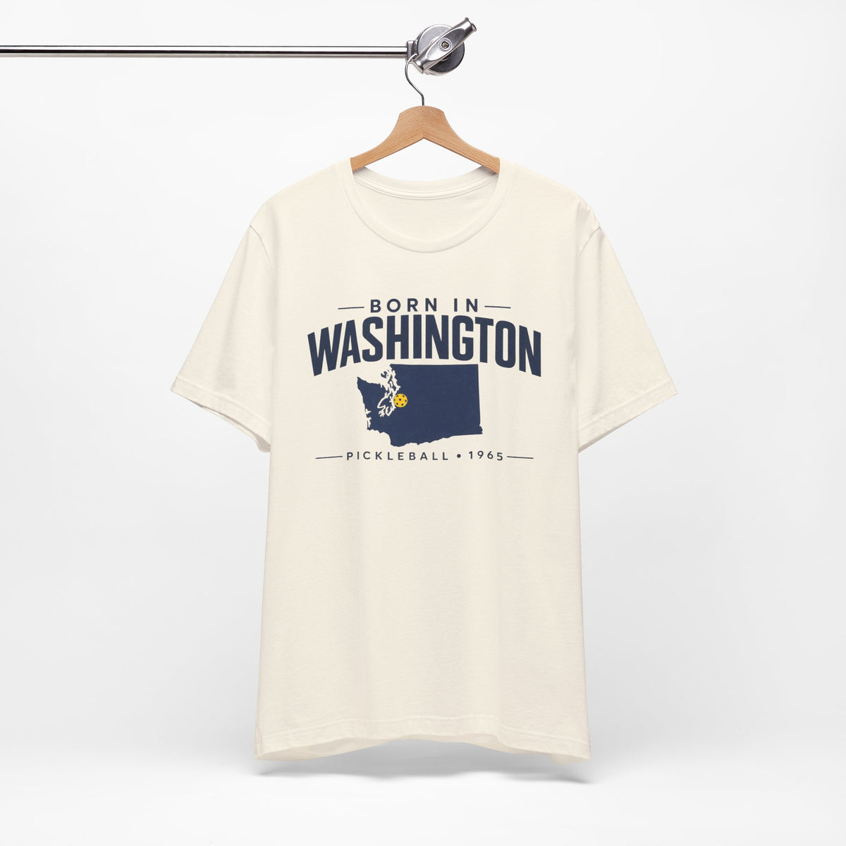 Born in Washington Pickleball 1965 Unisex Tee