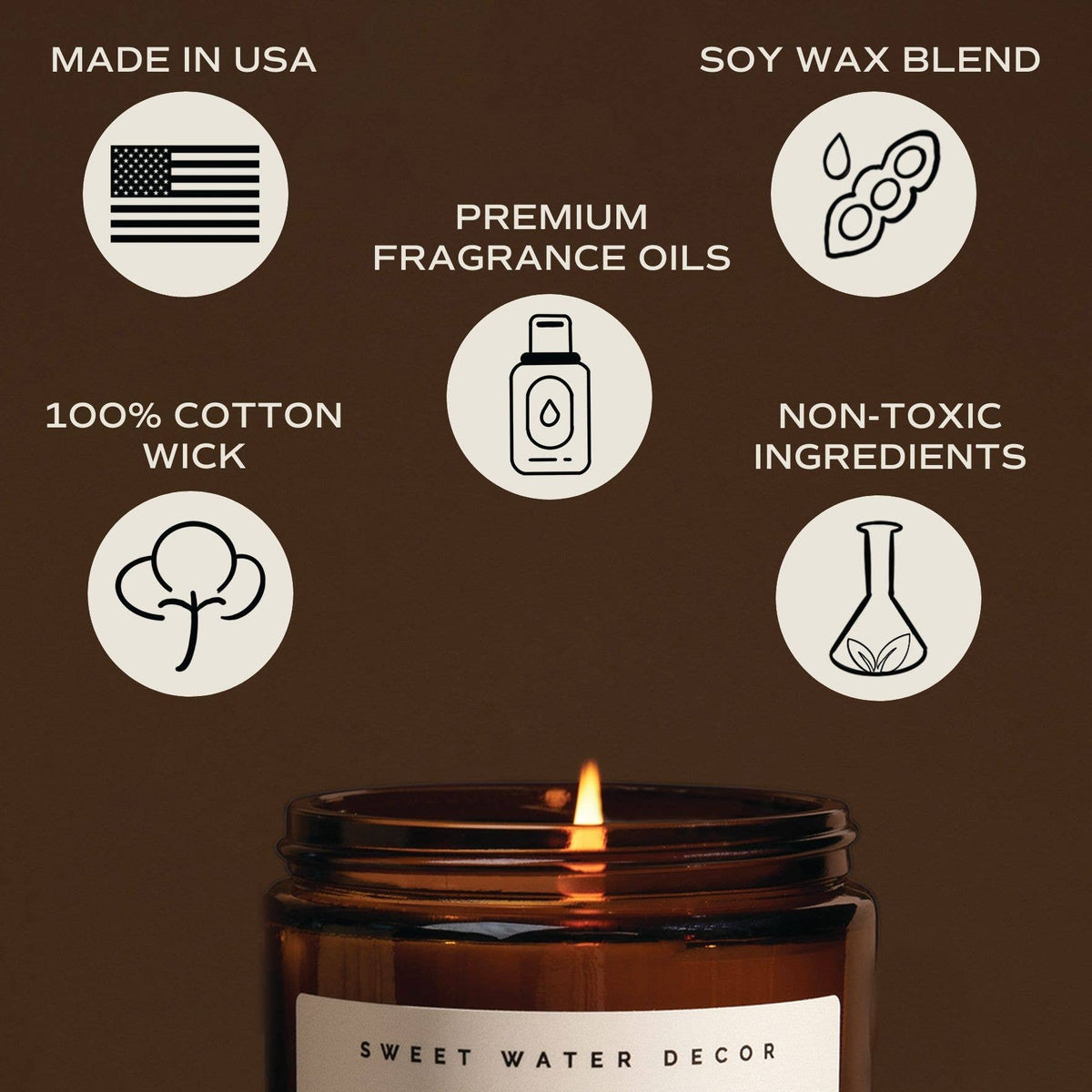 Cashmere and Vanilla 9 oz Soy Candle