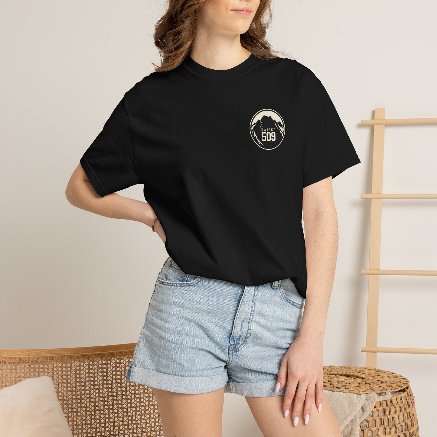 Raised 509 Central Washington Shirt, PNW Tee, Washington Mountains Shirt, Eastern WA Gift, Hiking Camping Outdoors Tee