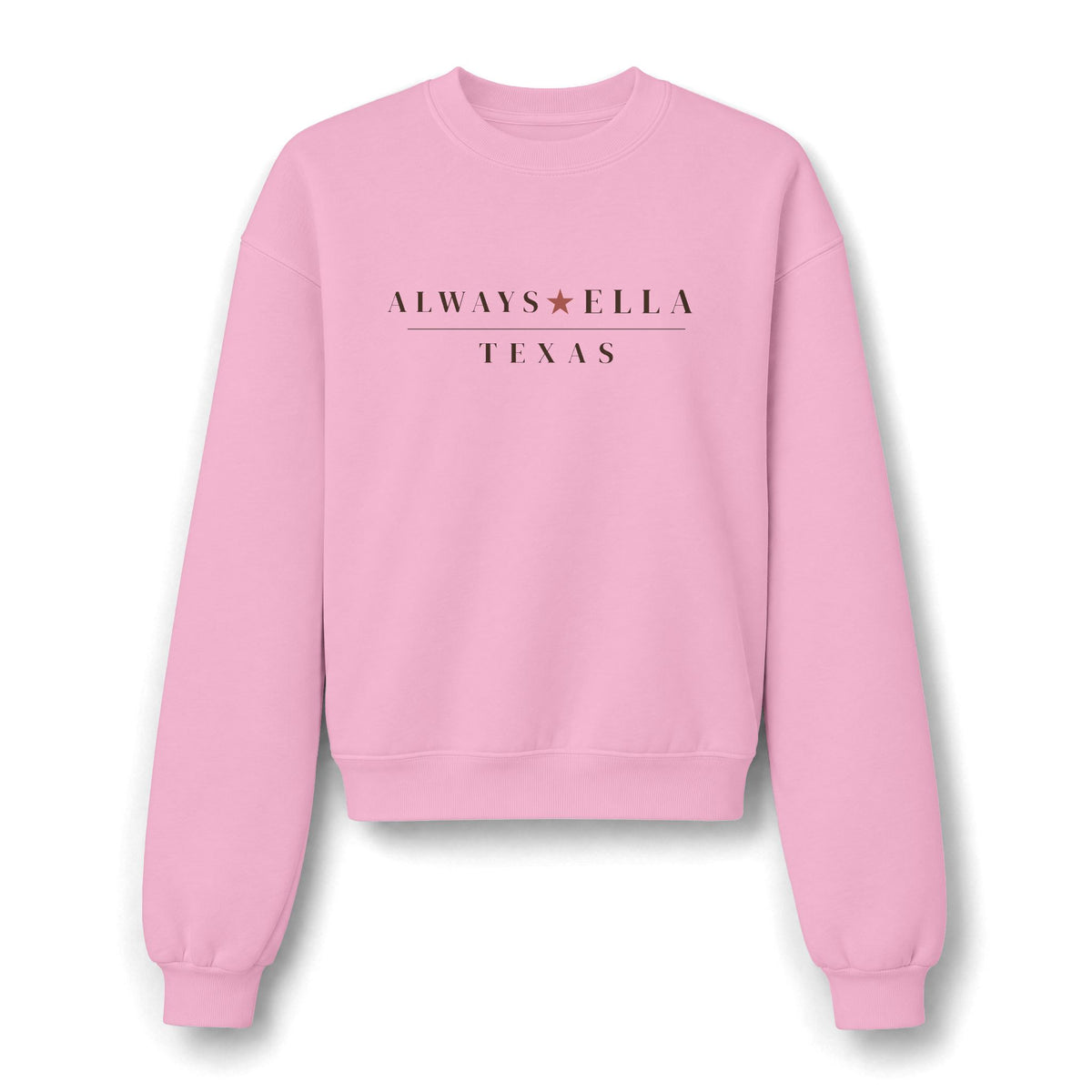 Always Ella Texas Cropped Sweatshirt | Western Boutique Sweatshirt | Country Concert Outfit | Womens