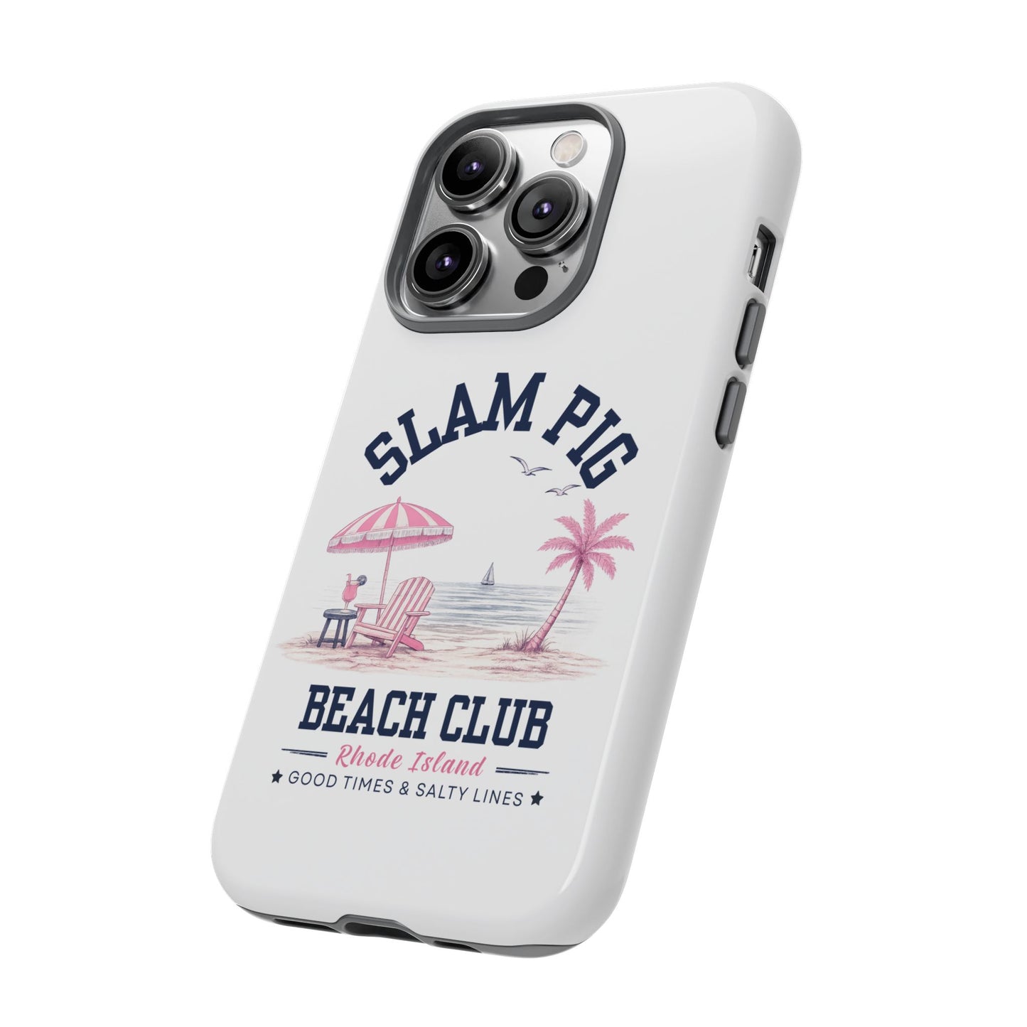 Slam Pig Beach Club Phone Case, Rhode Island Beach Case, Bravo Inspired Phone Cover, Coastal Summer iPhone Samsung Google Case