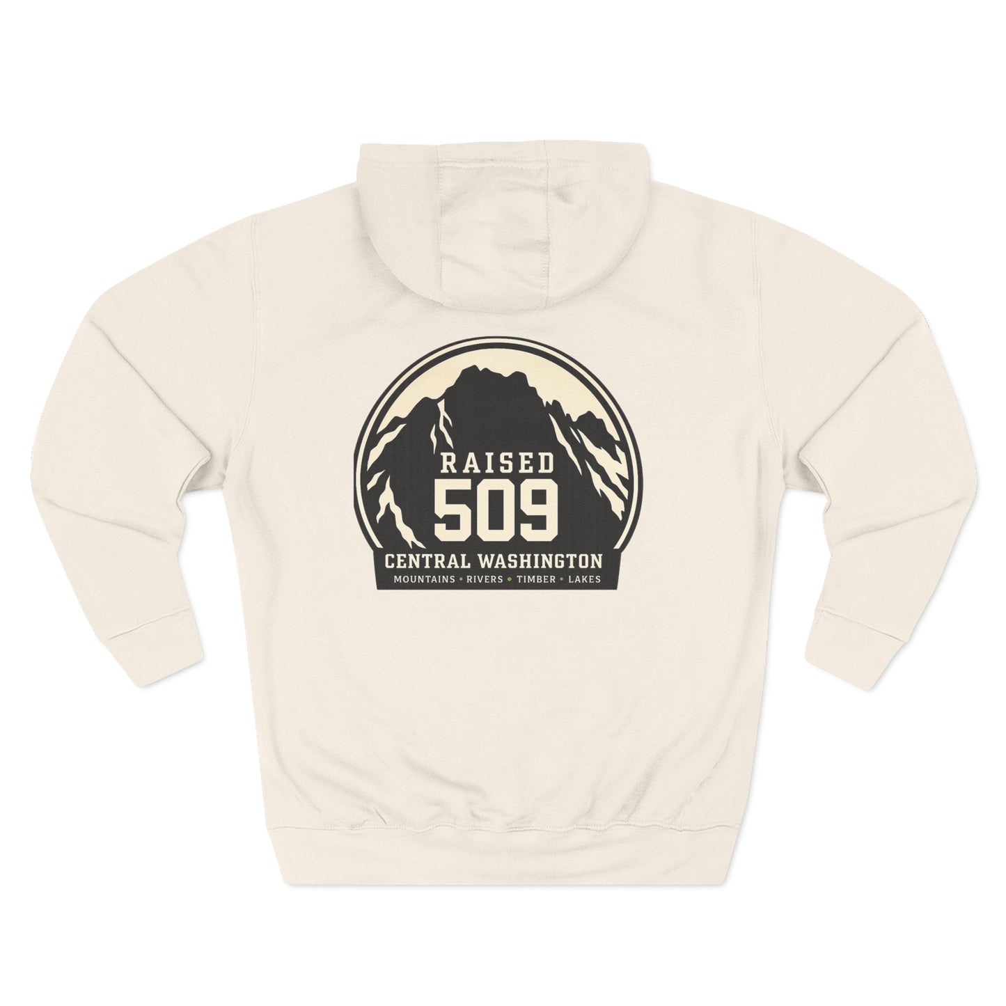 Raised 509 Washington Hoodie | Mount Stuart Hoodie | Central Washington | PNW Sweatshirt | Cle Elum | Suncadia | Leavenworth