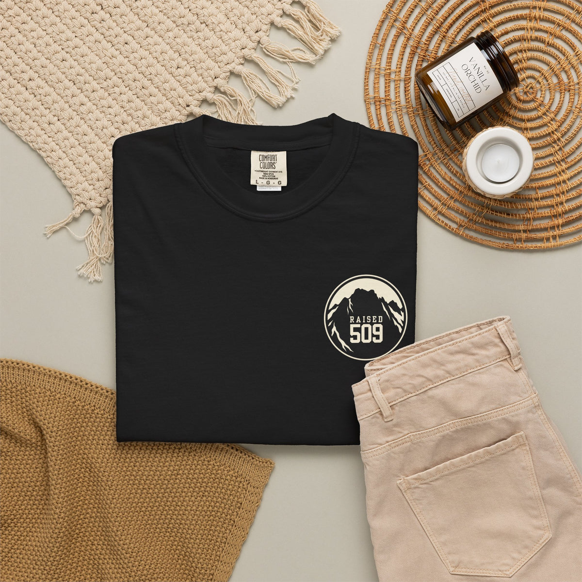 Raised 509 Central Washington Tee | PNW Mountain Shirt