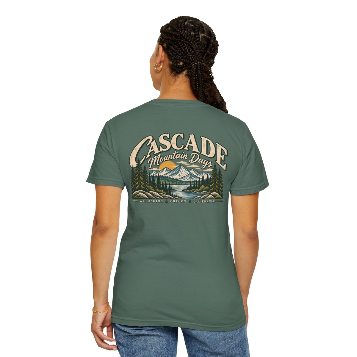 Cascade Mountain Days Tee | Vintage Mountain Graphic T-Shirt