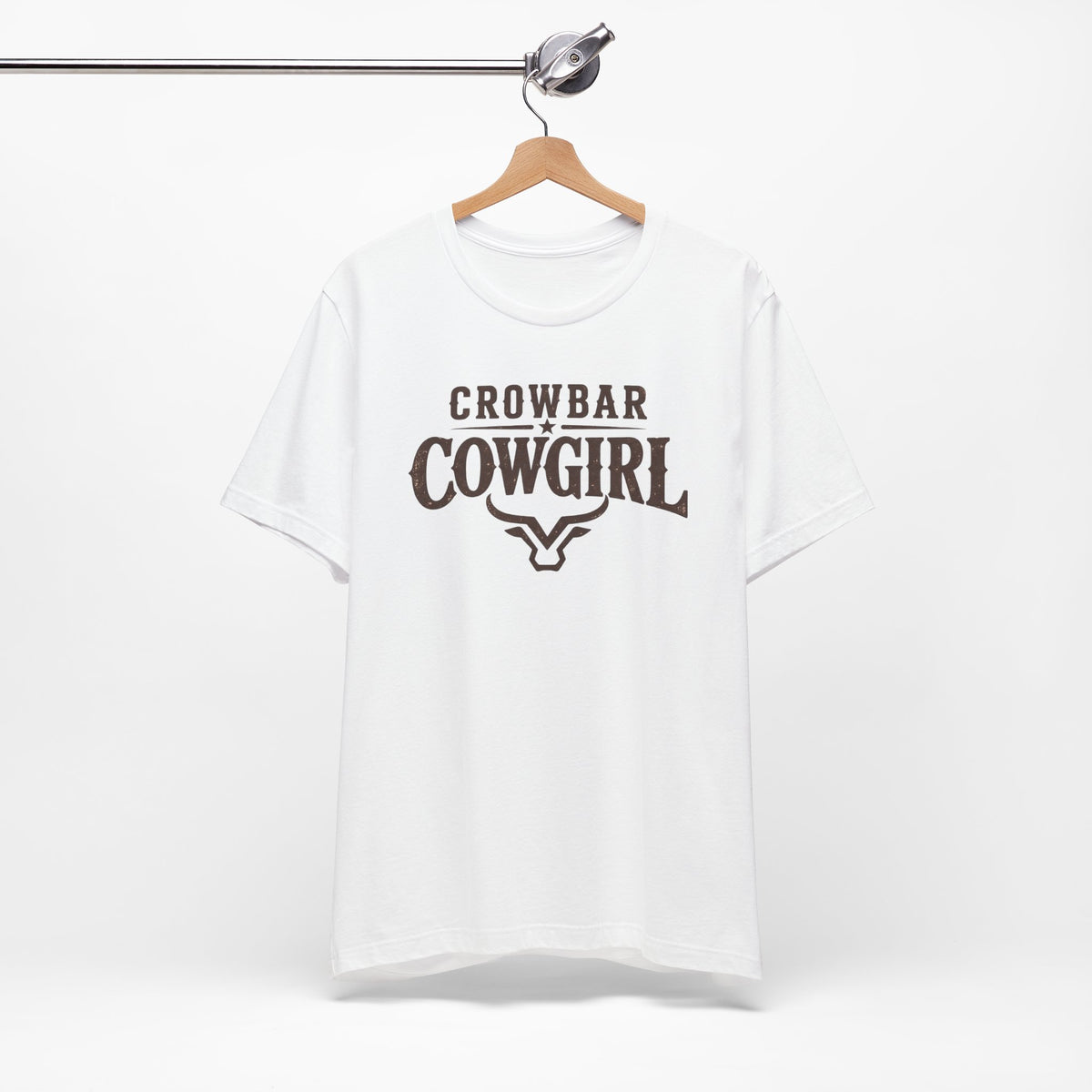 Crowbar Cowgirl Western Graphic Tee | Bella+Canvas 3001 | Rodeo Shirt
