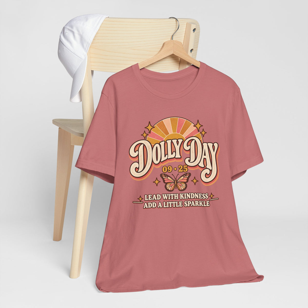 Dolly Day 09•25 Tee – Lead With Kindness, Add a Little Sparkle