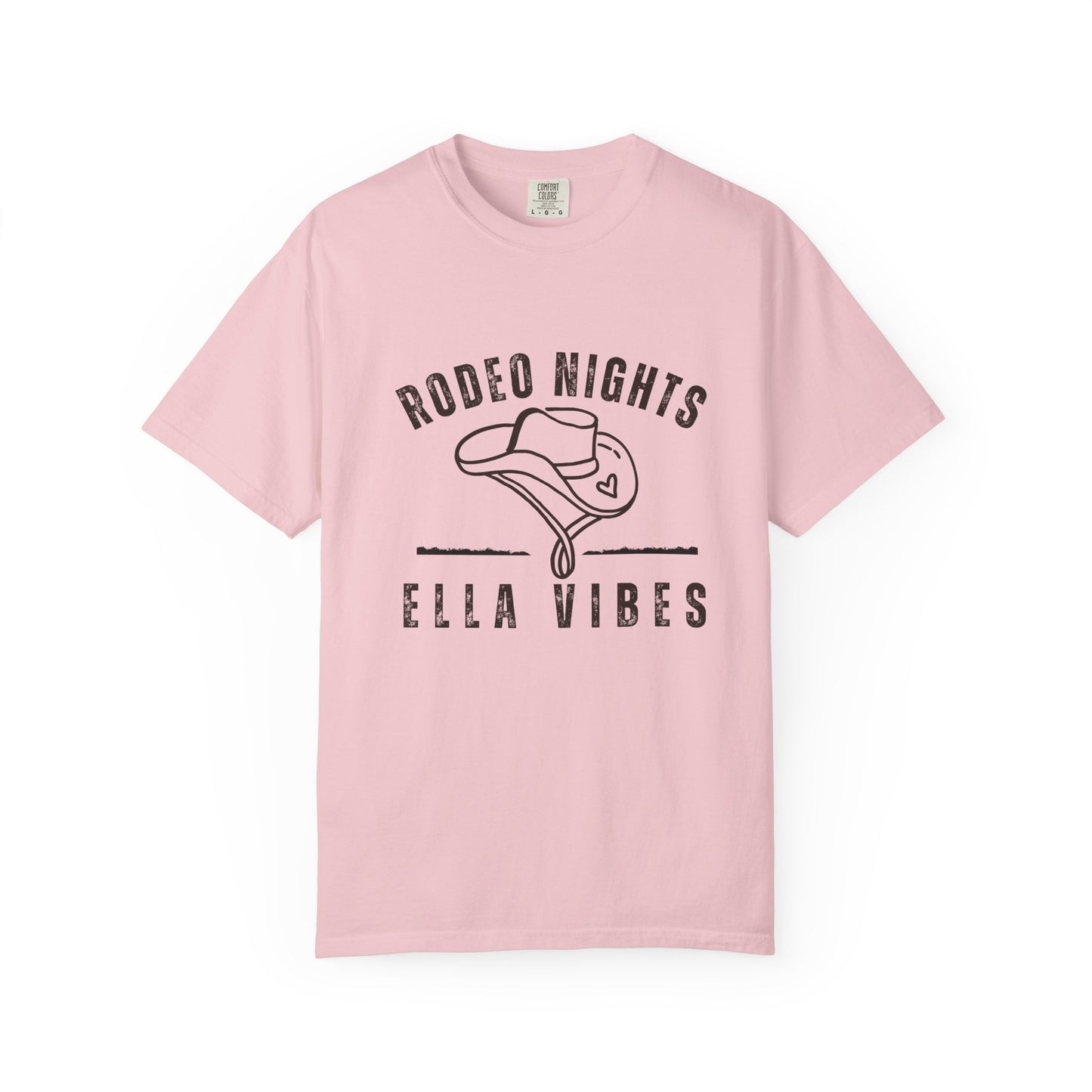 Rodeo Nights Ella Vibes Shirt, Pink Cowgirl Tee, Western Graphic Shirt, Country Concert Tee, Cowboy Hat Shirt, Rodeo Tee