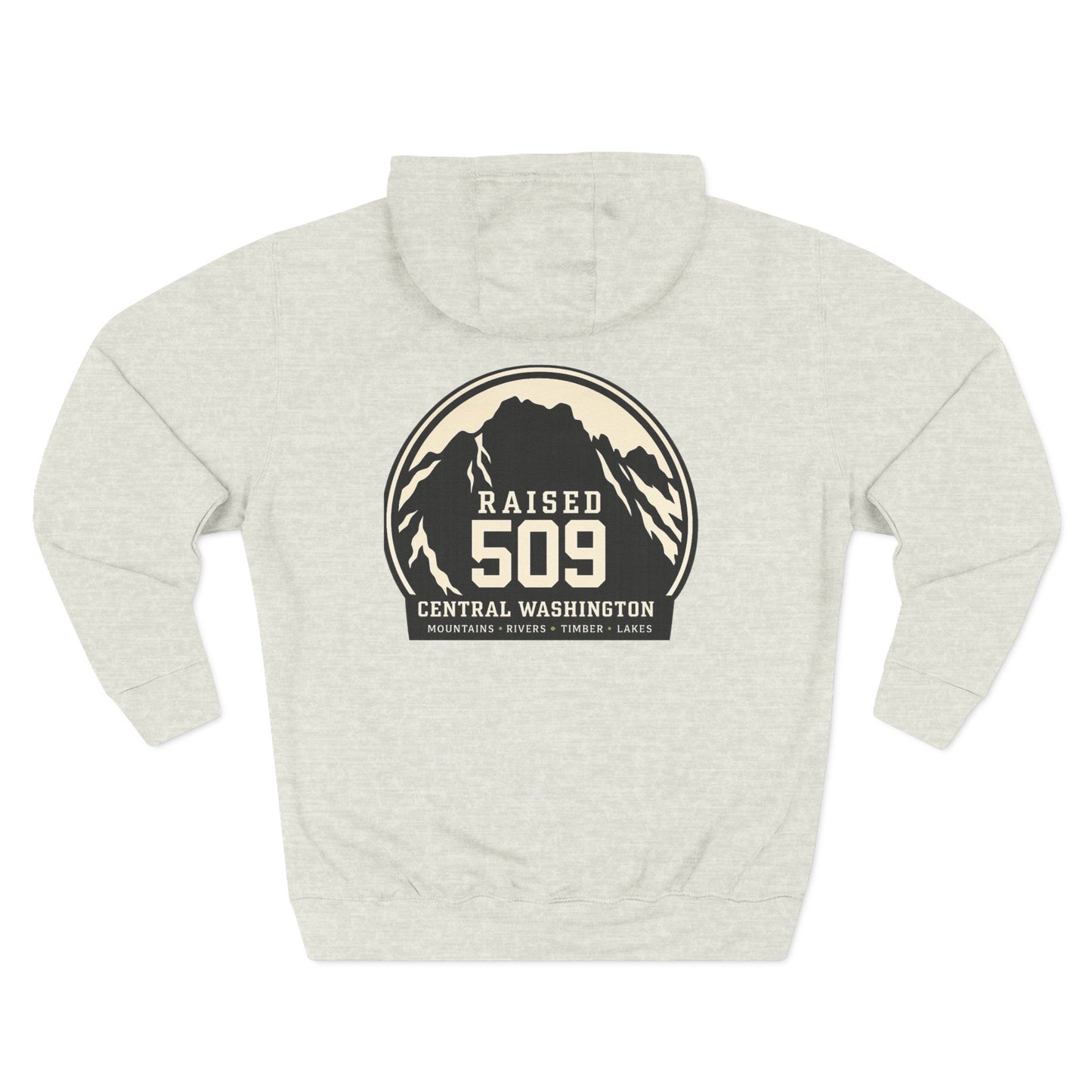 Raised 509 Washington Hoodie | Mount Stuart Hoodie | Central Washington | PNW Sweatshirt | Cle Elum | Suncadia | Leavenworth