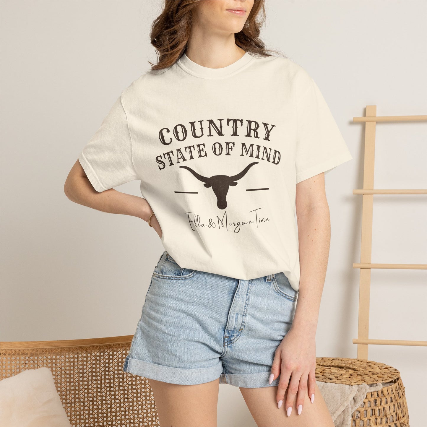 Country State of Mind Shirt | Ella Morgan Country Concert Tee | Cowgirl Shirt | Country Music Shirt | Unisex Comfort Colors