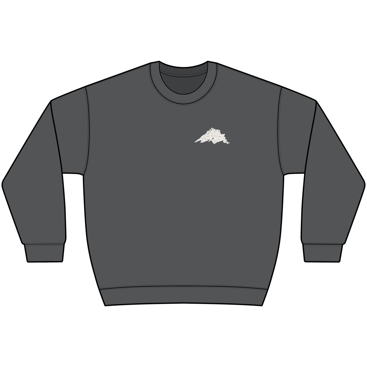 Up North Lake Superior “Raised Out in the Cold” Crewneck Sweatshirt