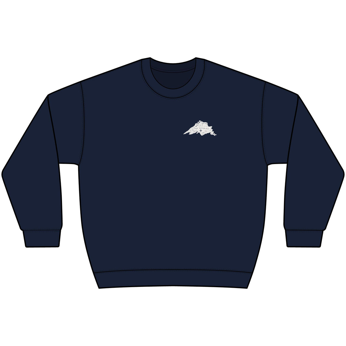 Up North Lake Superior “Raised Out in the Cold” Crewneck Sweatshirt