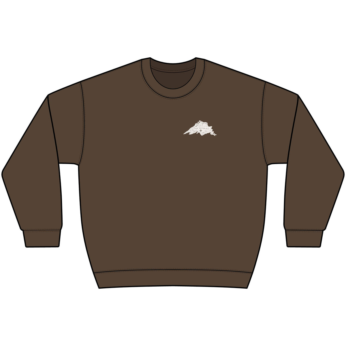 Up North Lake Superior “Raised Out in the Cold” Crewneck Sweatshirt